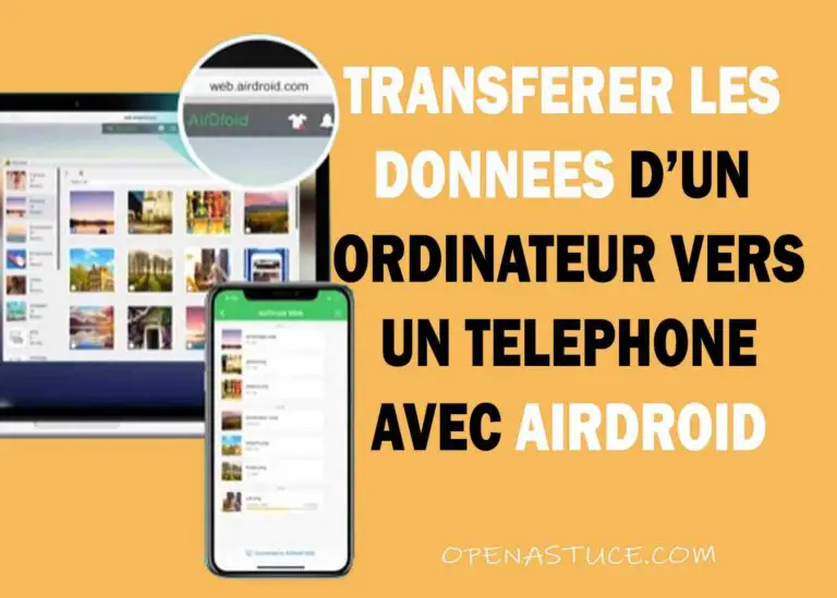 Transférer les données d'un téléphone vers un ordinateur