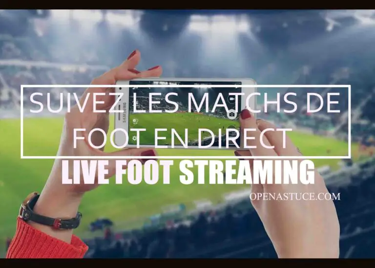 Suivez le match de foot en direct