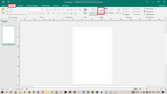 Concevoir un document avec Microsoft Publisher