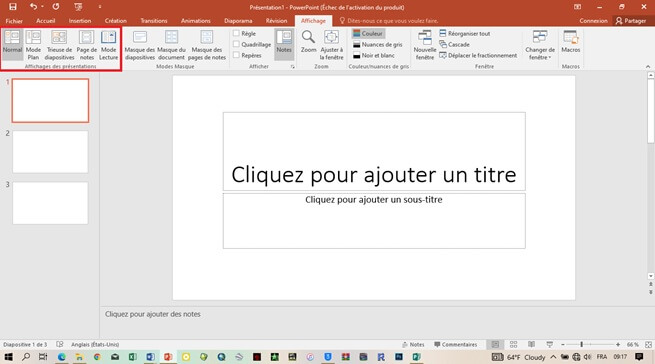 Créer une présentation avec Microsoft PowerPoint