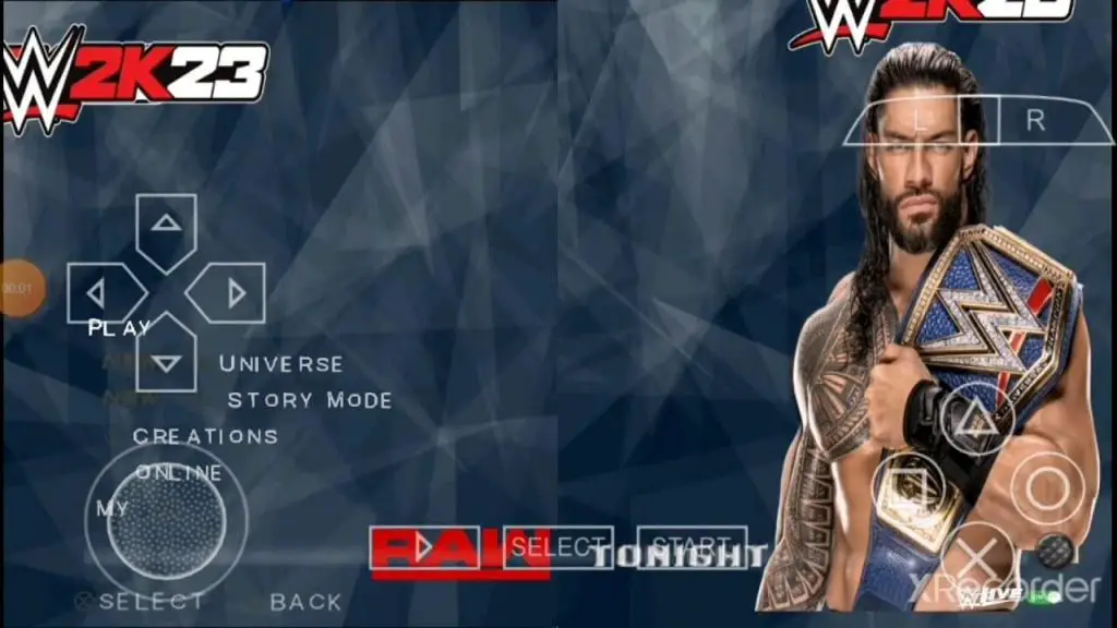 Télécharger WWE 2K23 PPSSPP ISO PSP