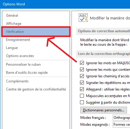 Comment activer la correction automatique dans Microsoft Word