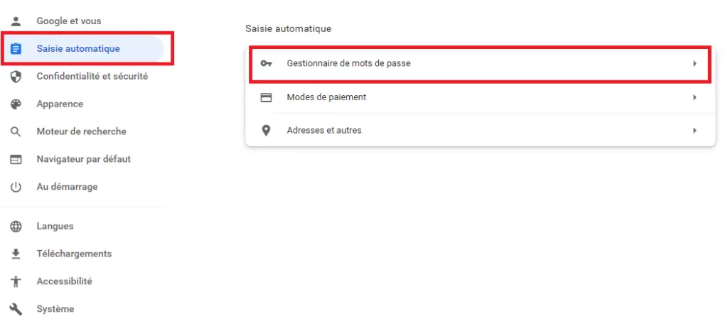 Comment afficher les mots de passe enregistrés dans Google Chrome ?