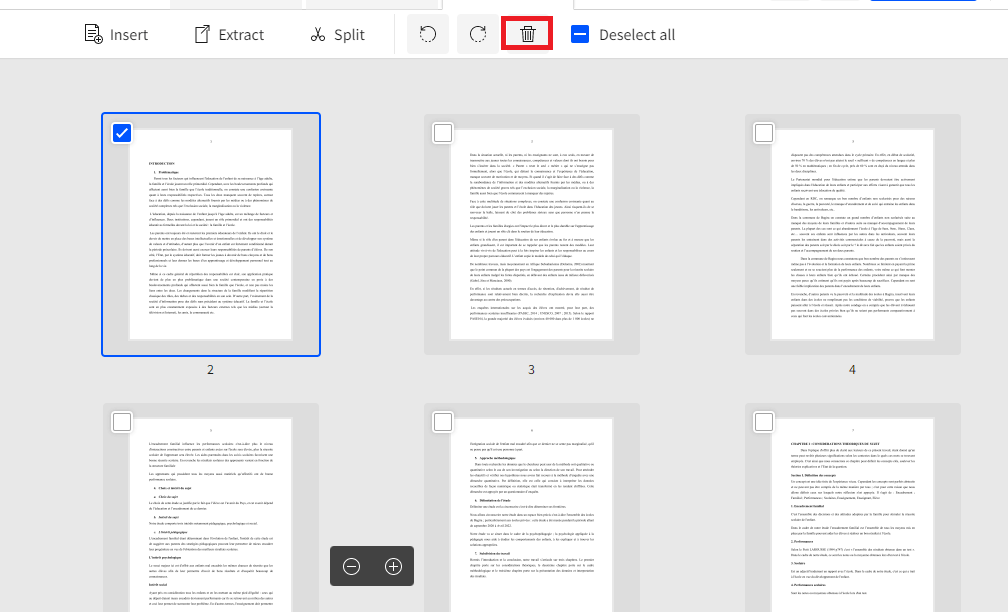 Supprimer les pages dans un PDF facilement